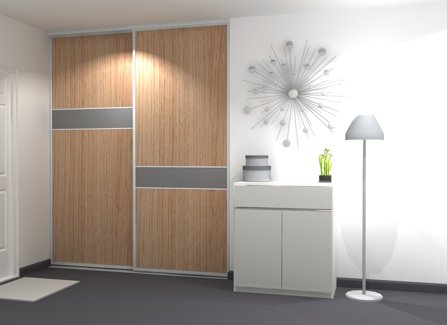 Porte placard 2 vantaux sur mesure | Portedeplacard